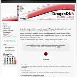 Amazon S3 Client - DragonDisk