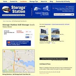 Self Storage in South Toms River New Jersey
