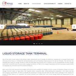 Bulk Liquid Storage Tank Terminal in Kandla