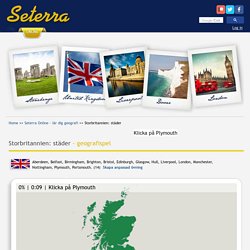 Storbritannien: städer - geografispel