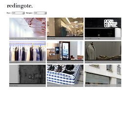 Store Guide - Redingote