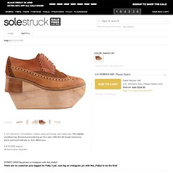 B Store Patty 3 in Natural Calf at Solestruck