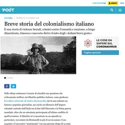 Breve storia del colonialismo italiano