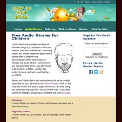 Free Audio Stories for Kids - Games for kids to play online