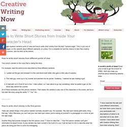 How to Write Short Stories – Creative Writing Techniques: Point-of-View