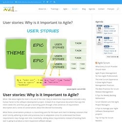 User stories: Why is it Important to Agile? - Agile Scrum
