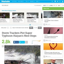 Storm Trackers Plot Super Typhoon Haiyan's Next Steps