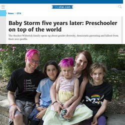 Baby Storm five years later: Preschooler on top of the world
