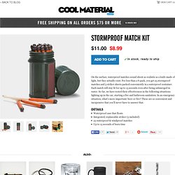 Stormproof Match Kit