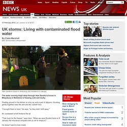 UK storms: Living with contaminated flood water