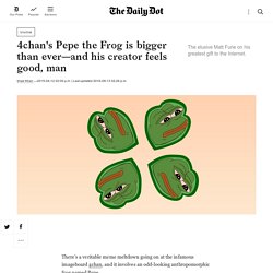 The story behind 4chan's Pepe the Frog meme