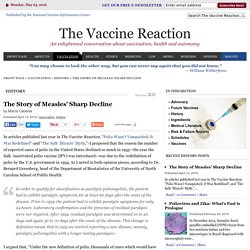 The Story of Measles' Sharp Decline
