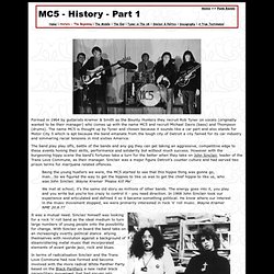The story Of The Mighty MC5 - Part 1 - The Beginning - CometBird