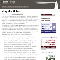 story skepticism