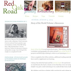 red oak road: Story of the World Volume 1 Resources