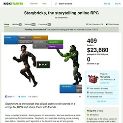 Storybricks, the storytelling online RPG by Storybricks