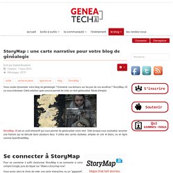 StoryMap : une carte narrative pour votre blog de généalogie
