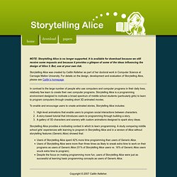 Storytelling Alice