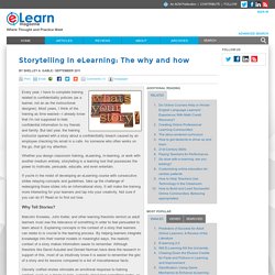 Storytelling in eLearning: The why and how
