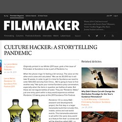 CULTURE HACKER: A STORYTELLING PANDEMIC