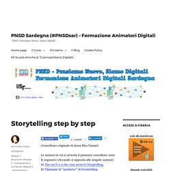 Storytelling step by step – PNSD Sardegna (#PNSDsar) – Formazione Animatori Digitali