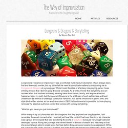 Dungeons and Dragons and Storytelling