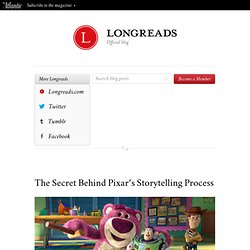 The Secret Behind Pixar’s Storytelling Process