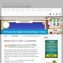 10 Tools for Digital Storytelling in Class