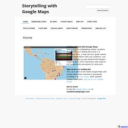 Storytelling with Google Maps