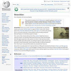 Stracchino - Wikipedia