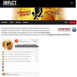 Straight Ahead Jazz Horns by Impact Soundworks (Kontakt VST, AU)