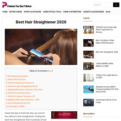 best flat iron for fine hair