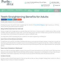 Teeth Straightening Benefits for Adults -