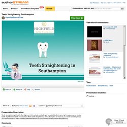 Teeth Straightening Southampton