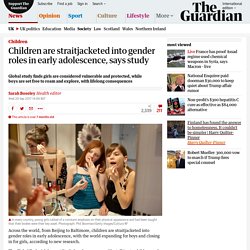 A study on how children are straitjacketed into gender roles in early adolescence