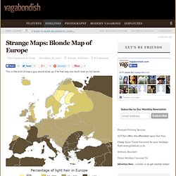 Strange Maps: Blonde Map of Europe