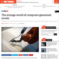 The strange world of computer-generated novels