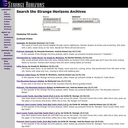 Search the Strange Horizons Archives