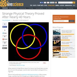 Strange Physical Theory Proved After Nearly 40 Years