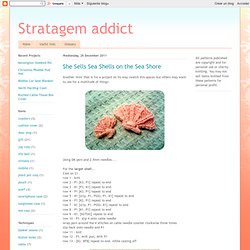 Stratagem addict - online knitting patterns