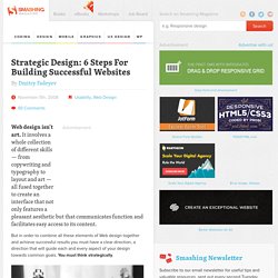 Strategic Design: 6 Steps For Building Successful Websites