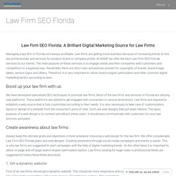 Law Firm SEO Florida - Strategic Digital Marketing Partners