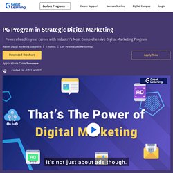 Strategic Digital Marketing Course