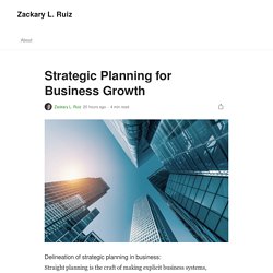 Strategic Planning for Business Growth