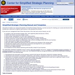 Strategic Planning Manual