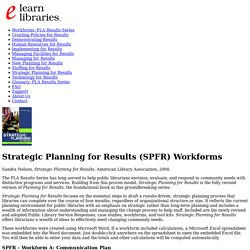 Strategic Planning for Results (SPFR) Workforms