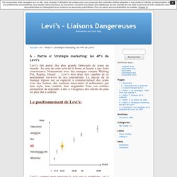 6 – Partie 4: Stratégie marketing: les 4P’s de Levi’s « Levi’s – Liaisons Dangereuses