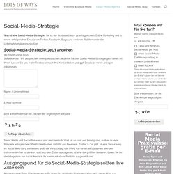Social-Media-Strategie leicht gemacht: Analyse, Ziele, Zeitplan.