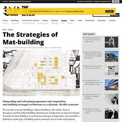 The Strategies of Mat-building