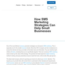 How SMS Marketing Strategies Can Help Small Businesses - CloudContactAI